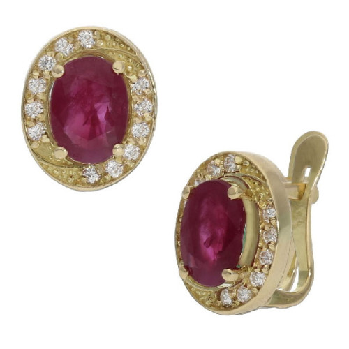 Pendientes Oro Lucarelli P1316