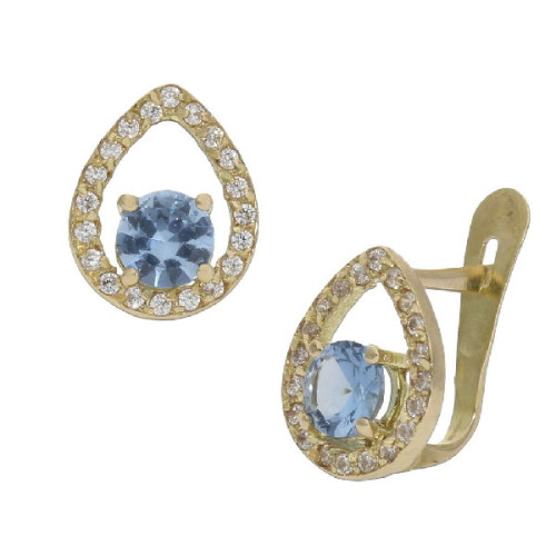 Pendientes Oro Lucarelli P1297