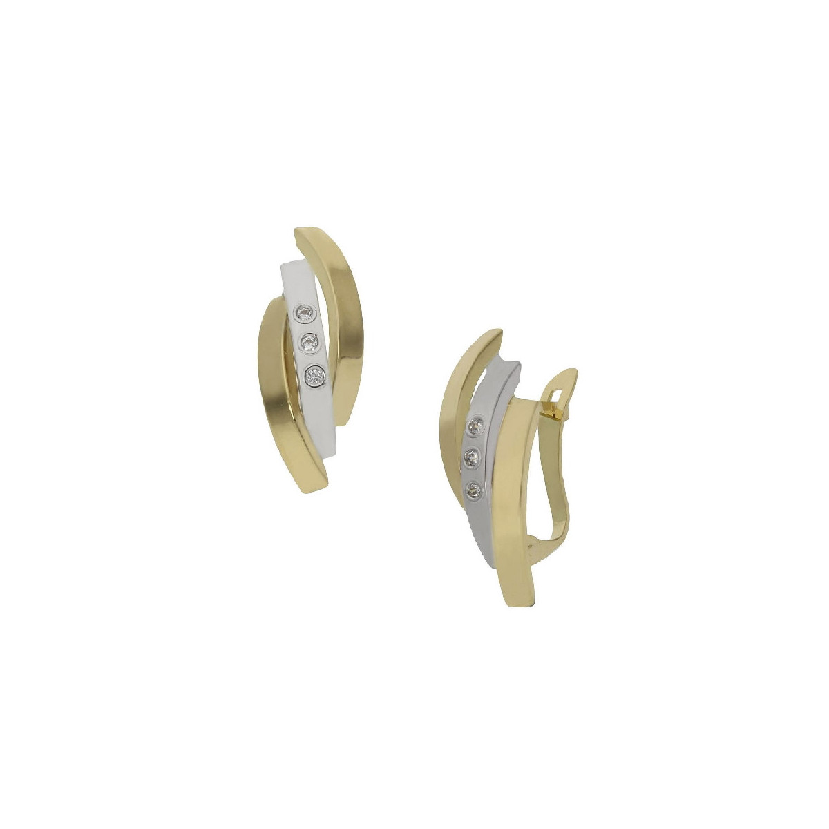 Pendientes Oro Lucarelli P1006