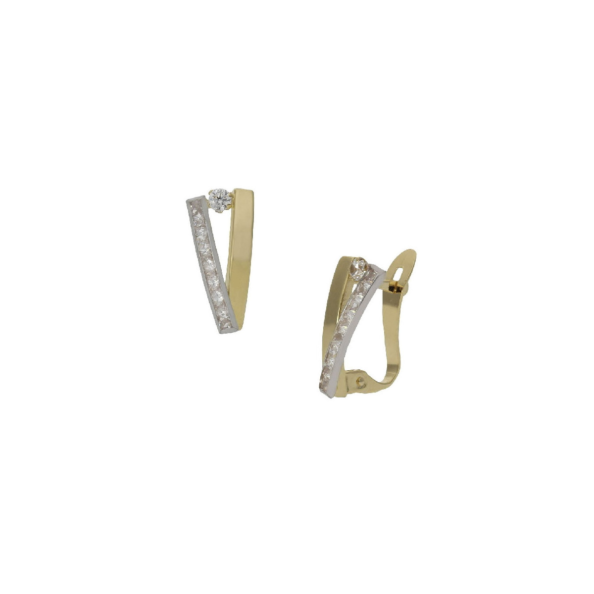 Pendientes Oro Lucarelli P1005