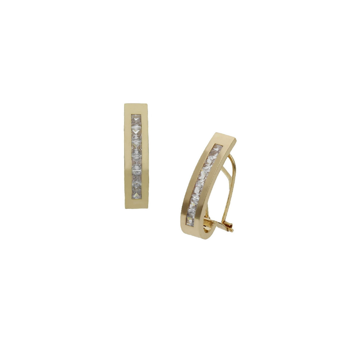 Pendientes Oro Lucarelli P1458