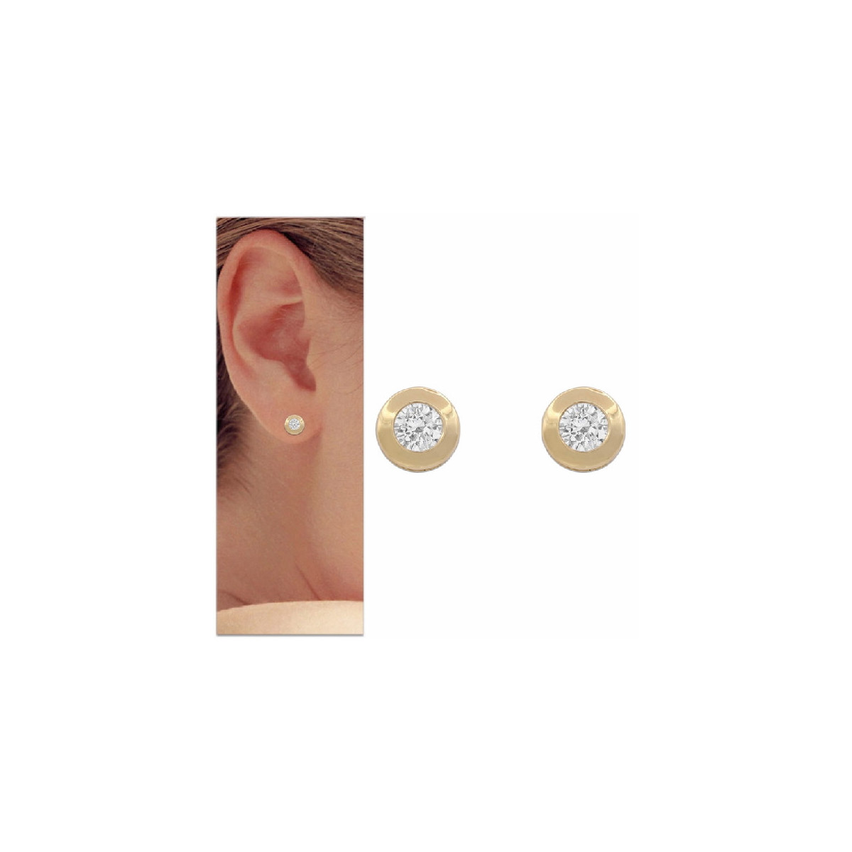 Pendientes Oro Lucarelli P16