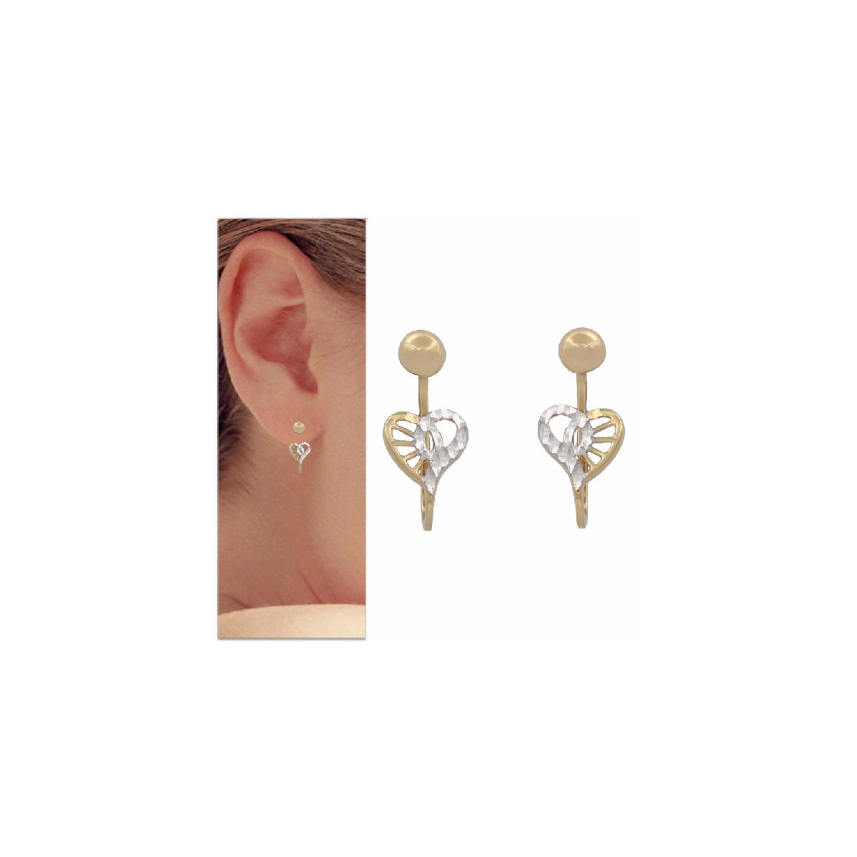 Pendientes Oro Lucarelli P995