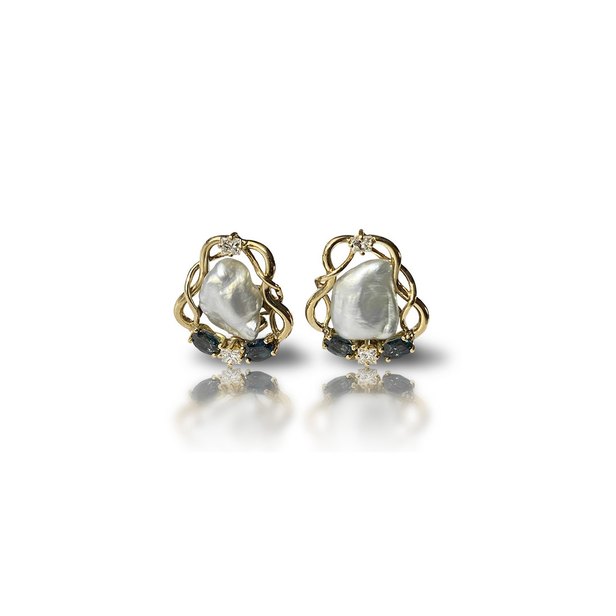 Pendientes Oro y diamantes