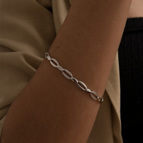 Pulsera plata LineArgent 17446-P